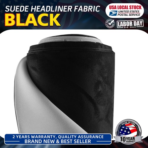 Black suede headliner - 98"×60",